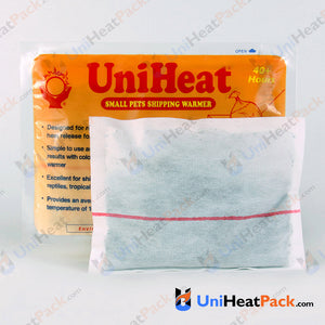 UniHeat 40 hour inside view of shipping warmer pouch.