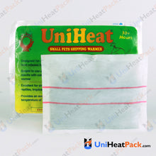 Load image into Gallery viewer, UniHeat 30 hour inside view of shipping warmer pouch.