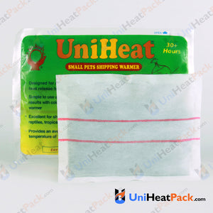 UniHeat 30 hour inside view of shipping warmer pouch.